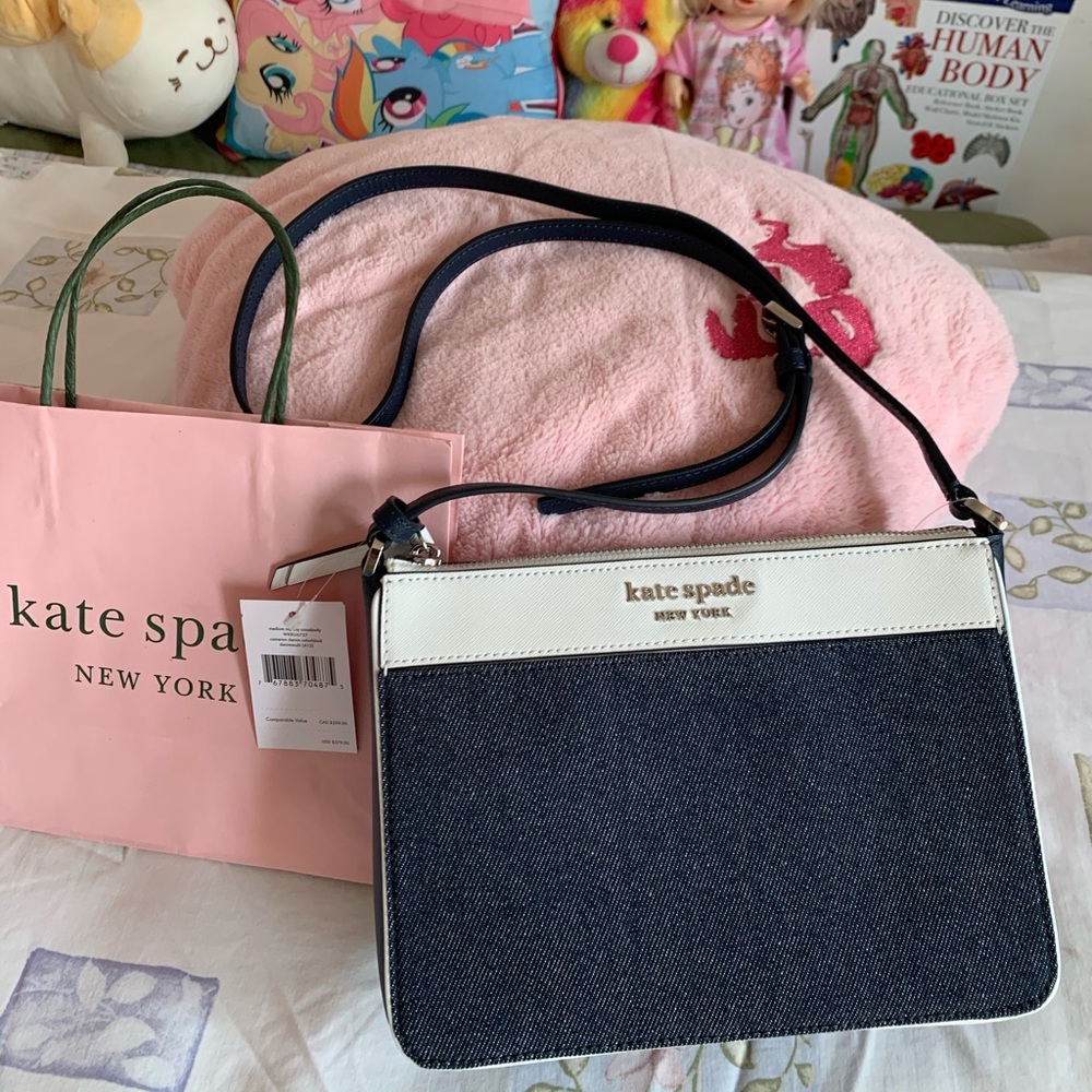SOLD 🆕 Kate Spade Medium Crossbody Cameron Denim